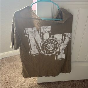 Kids Brown Graphic Tee